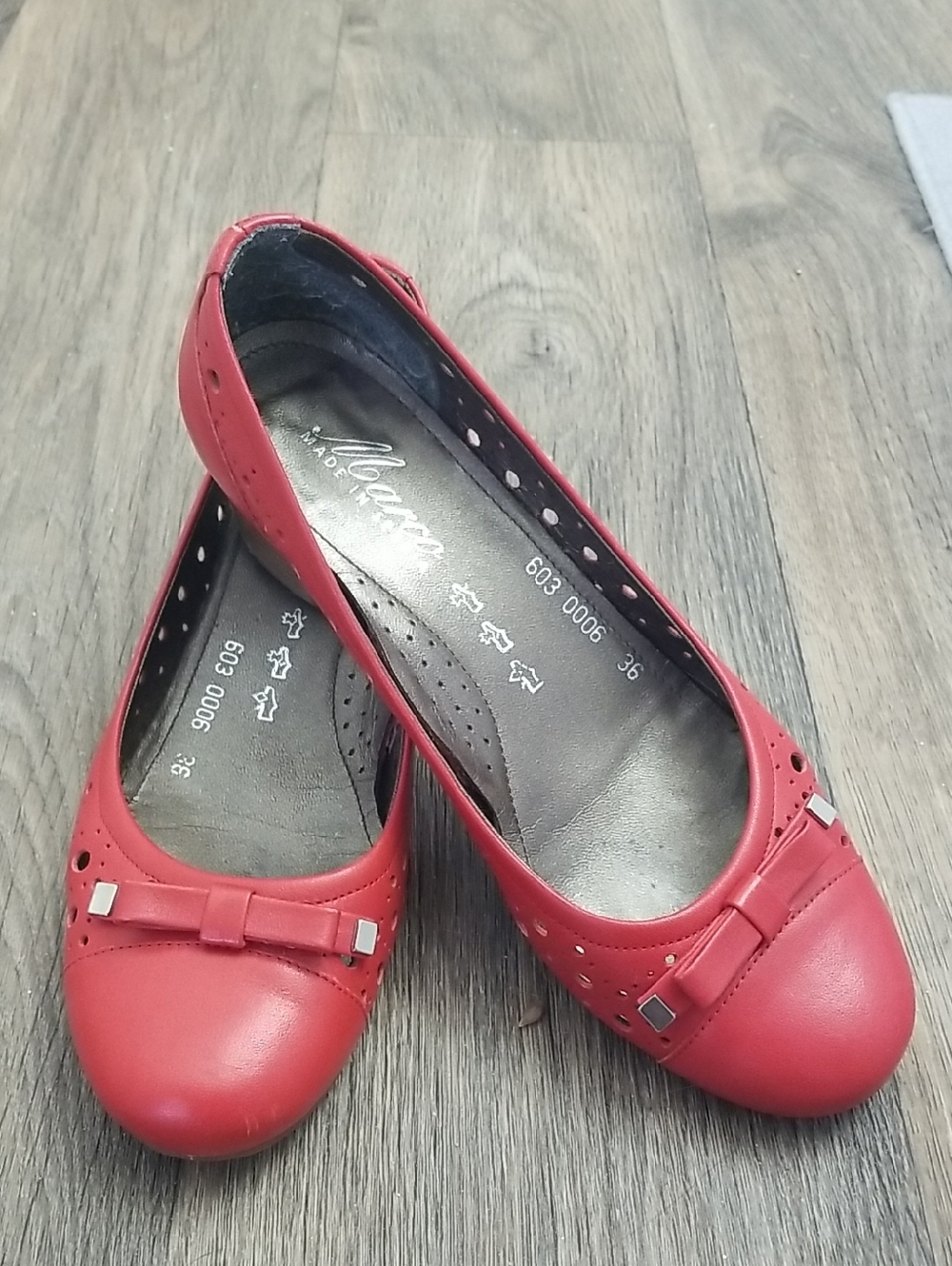 LAST Chance 🥿Red Genuine Leather heels